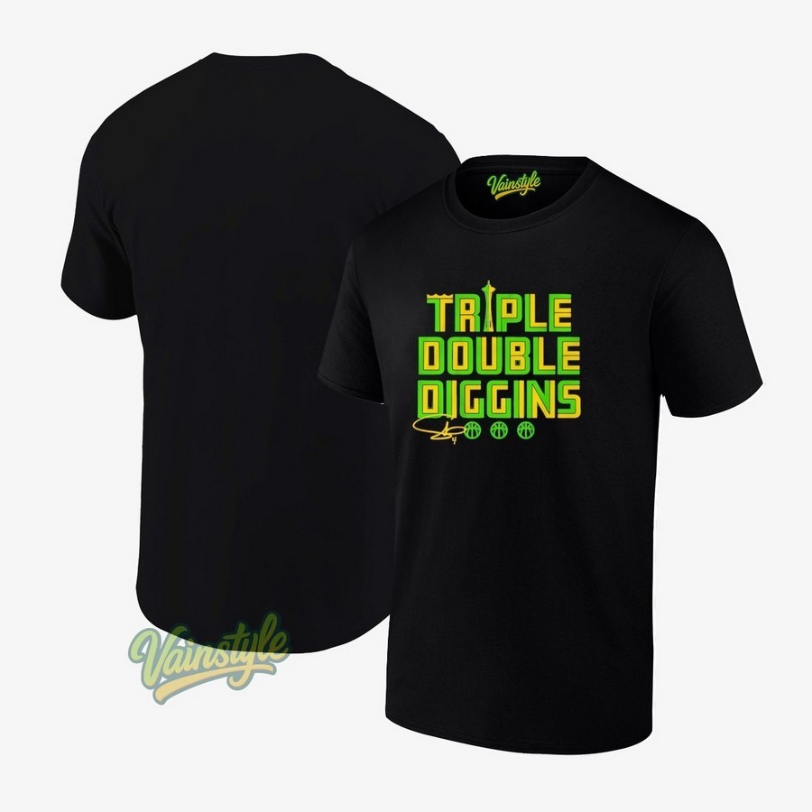 Skylar Diggins Triple Double Diggins Signature Unisex T-Shirt Skylar Diggins Triple Double Diggins Signature Unisex T-Shirt