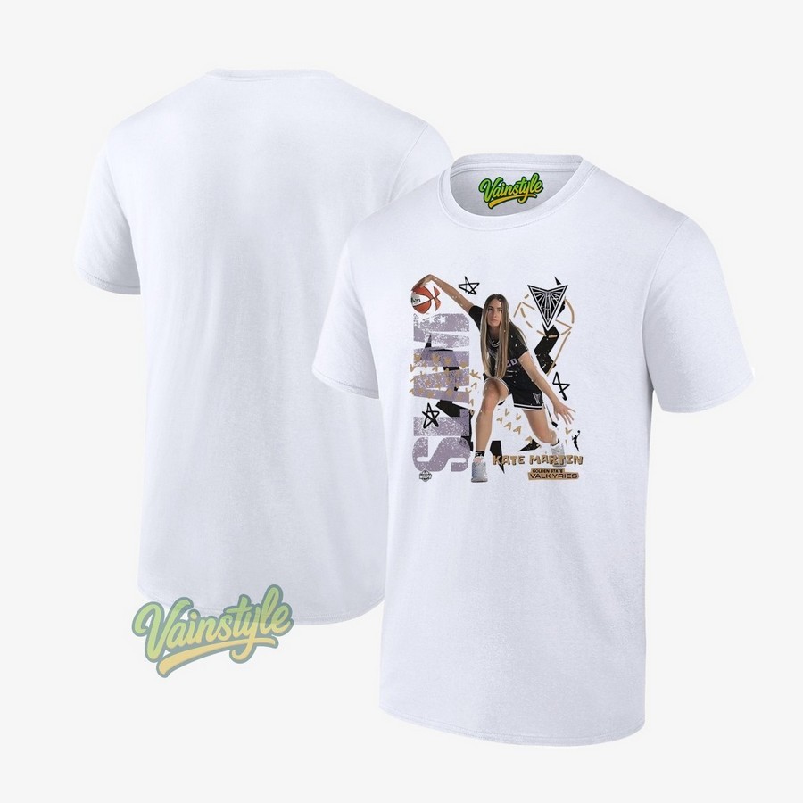 Slam Kate Martin Golden State Valkyries Basketball T-Shirt Slam Kate Martin Golden State Valkyries Basketball T-Shirt