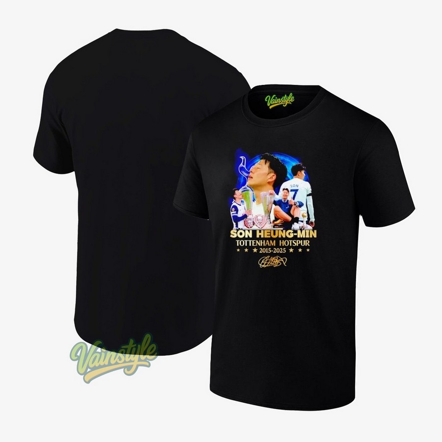 Son Heung-min Tottenham Hotspur 2015-2025 Signature T-Shirt Son Heung-min Tottenham Hotspur 2015-2025 Signature T-Shirt