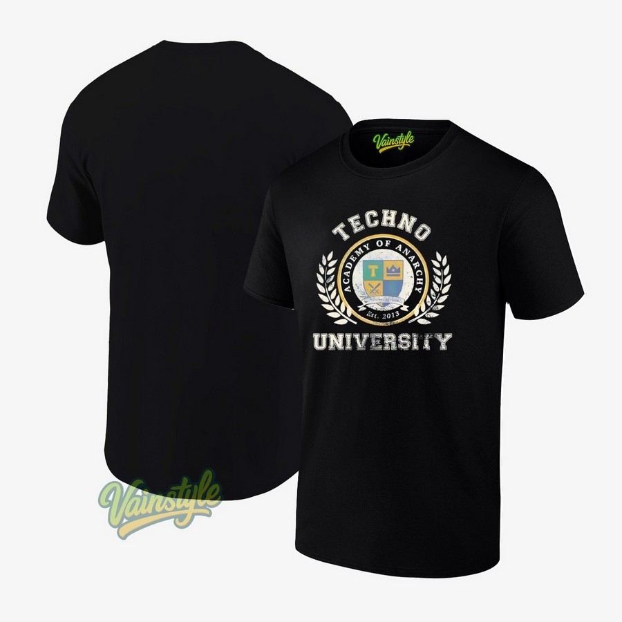 Techno University Academy of Anarchy est 2013 vintage T-Shirt Techno University Academy of Anarchy est 2013 vintage T-Shirt