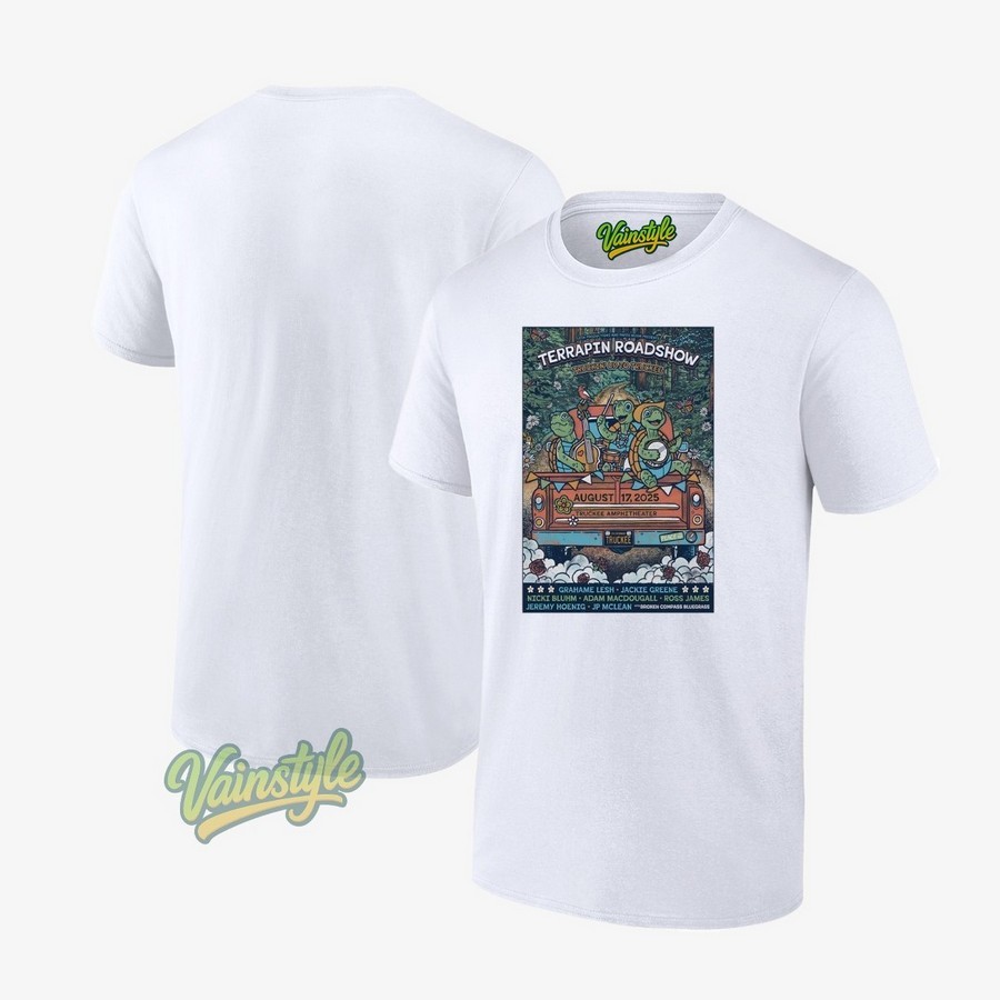 Terrapin Roadshow Salty Gebhardt Amphitheater In Truckee CA Aug 17 2025 Poster T-Shirt Terrapin Roadshow Salty Gebhardt Amphitheater In Truckee CA Aug 17 2025 Poster T-Shirt