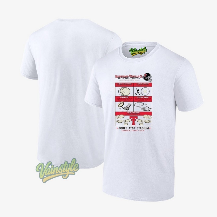 Texas Tech Raiderland Tortilla Co Jones AT&T Stadium T-Shirt Texas Tech Raiderland Tortilla Co Jones AT&T Stadium T-Shirt
