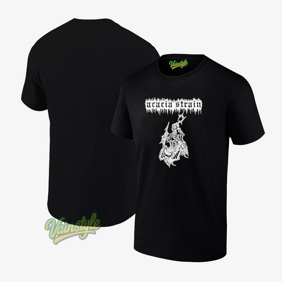 The Acacia Strain With Dying In Holy Moonlight Black Metal T-Shirt The Acacia Strain With Dying In Holy Moonlight Black Metal T-Shirt