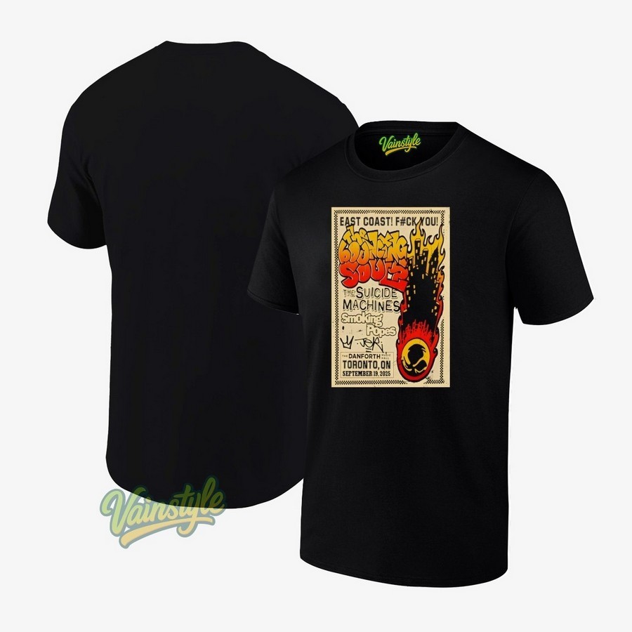 The Bouncing Souls And Suicide Machines Show Toronto ON 09 19 2025 Poster T-Shirt The Bouncing Souls And Suicide Machines Show Toronto ON 09 19 2025 Poster T-Shirt