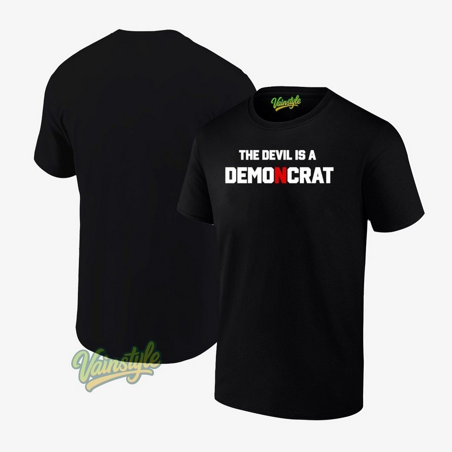 The Devil Is A Democrat Halloween T-Shirt The Devil Is A Democrat Halloween T-Shirt