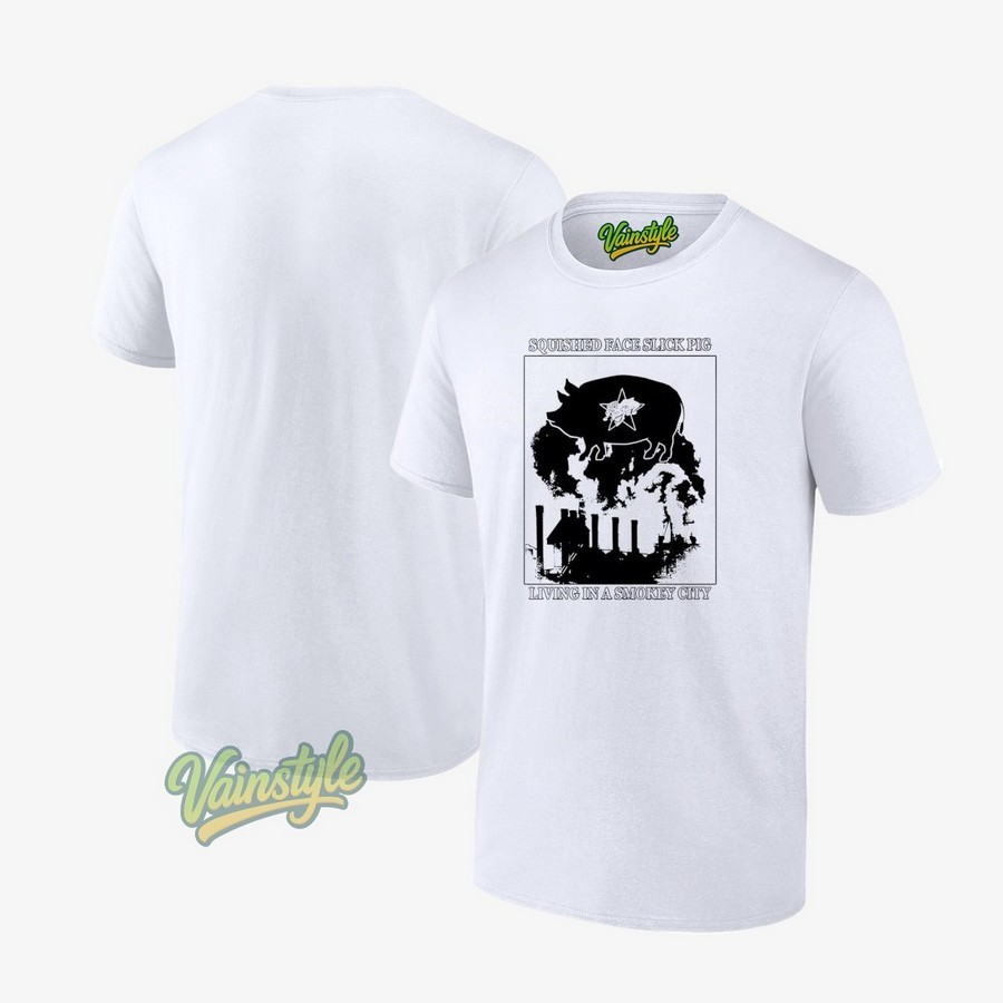 The Garden Squished Face Slick Pig Unisex T-Shirt The Garden Squished Face Slick Pig Unisex T-Shirt