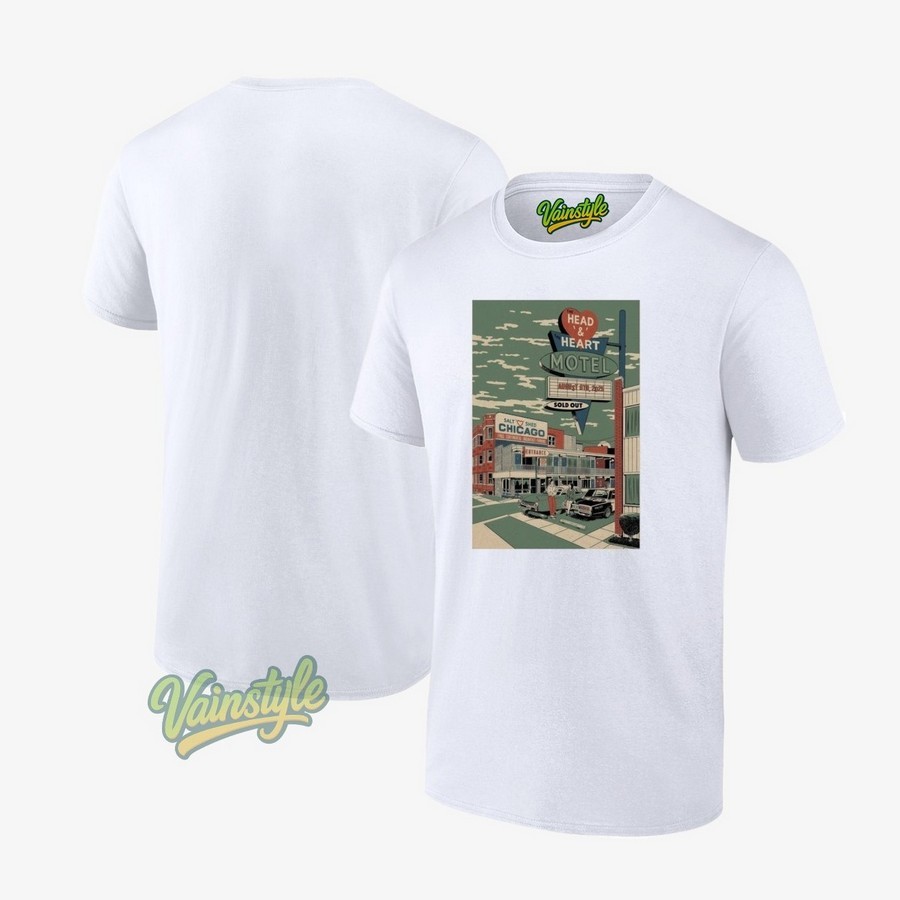 The Head And The Heart 8-8-2025 In Chicago IL Poster Unisex T-Shirt The Head And The Heart 8-8-2025 In Chicago IL Poster Unisex T-Shirt