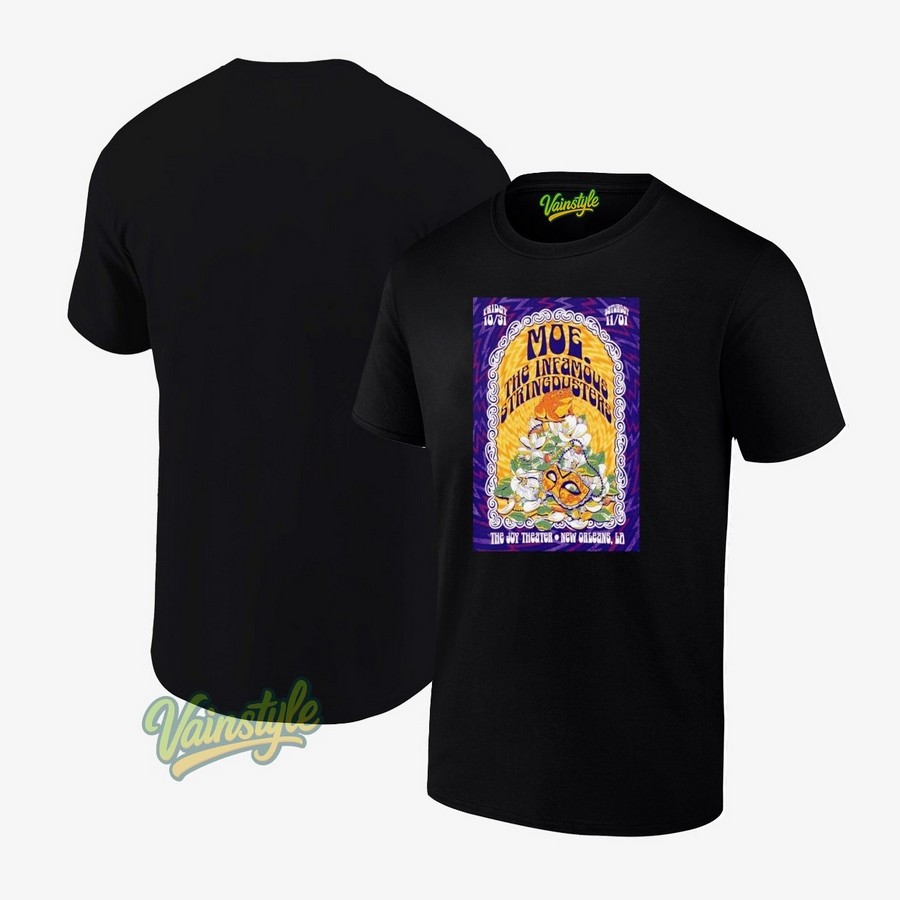 The Joy Theater New Orleans LA Live Moe Oct 31-Nov 1 2025 Poster T-Shirt The Joy Theater New Orleans LA Live Moe Oct 31-Nov 1 2025 Poster T-Shirt