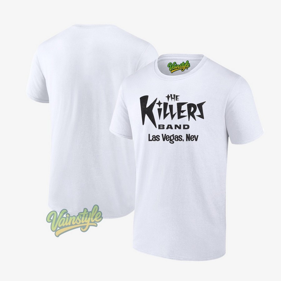 The Killers Band Summer In Vegas T-Shirt The Killers Band Summer In Vegas T-Shirt