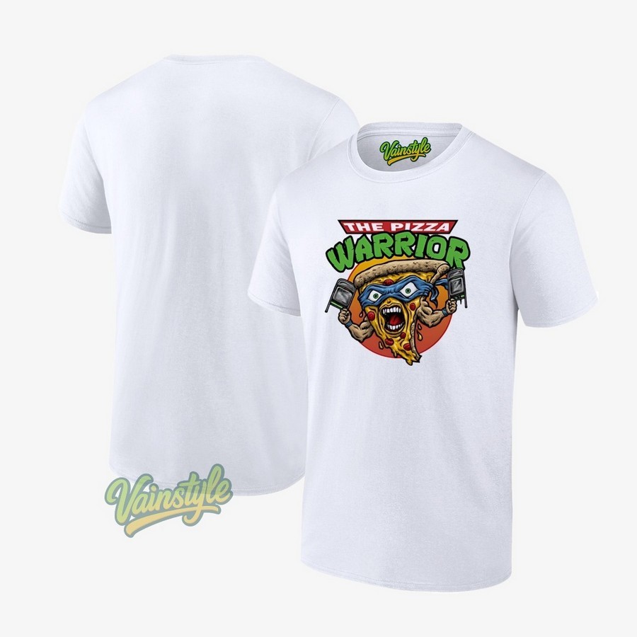 The Pizza Warrior Style Teenage Mutant Ninja Turtles T-Shirt The Pizza Warrior Style Teenage Mutant Ninja Turtles T-Shirt