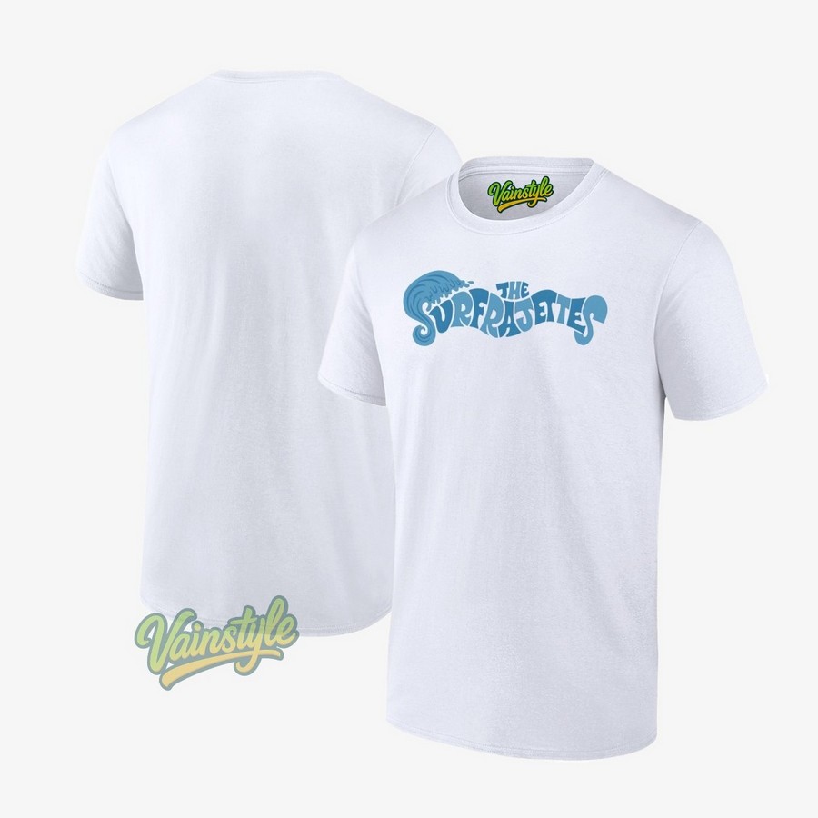 The Surfrajettes Wave Logo T-Shirt The Surfrajettes Wave Logo T-Shirt