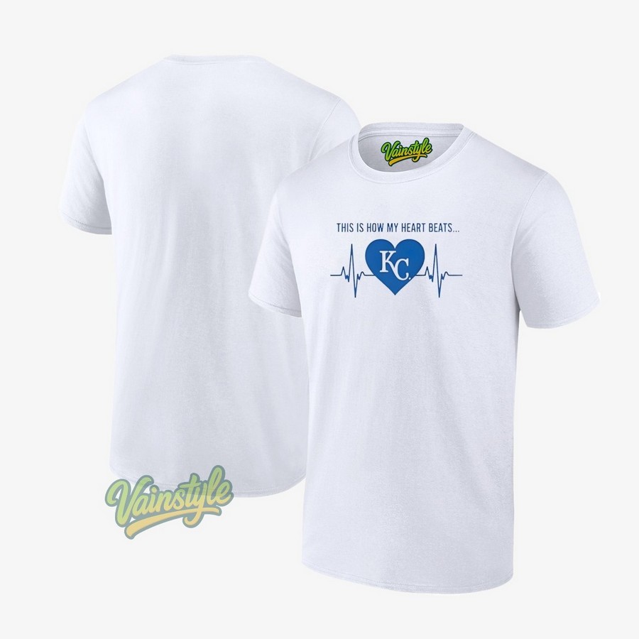 This Is How My Heart Beats Kansas City Royals T-Shirt This Is How My Heart Beats Kansas City Royals T-Shirt