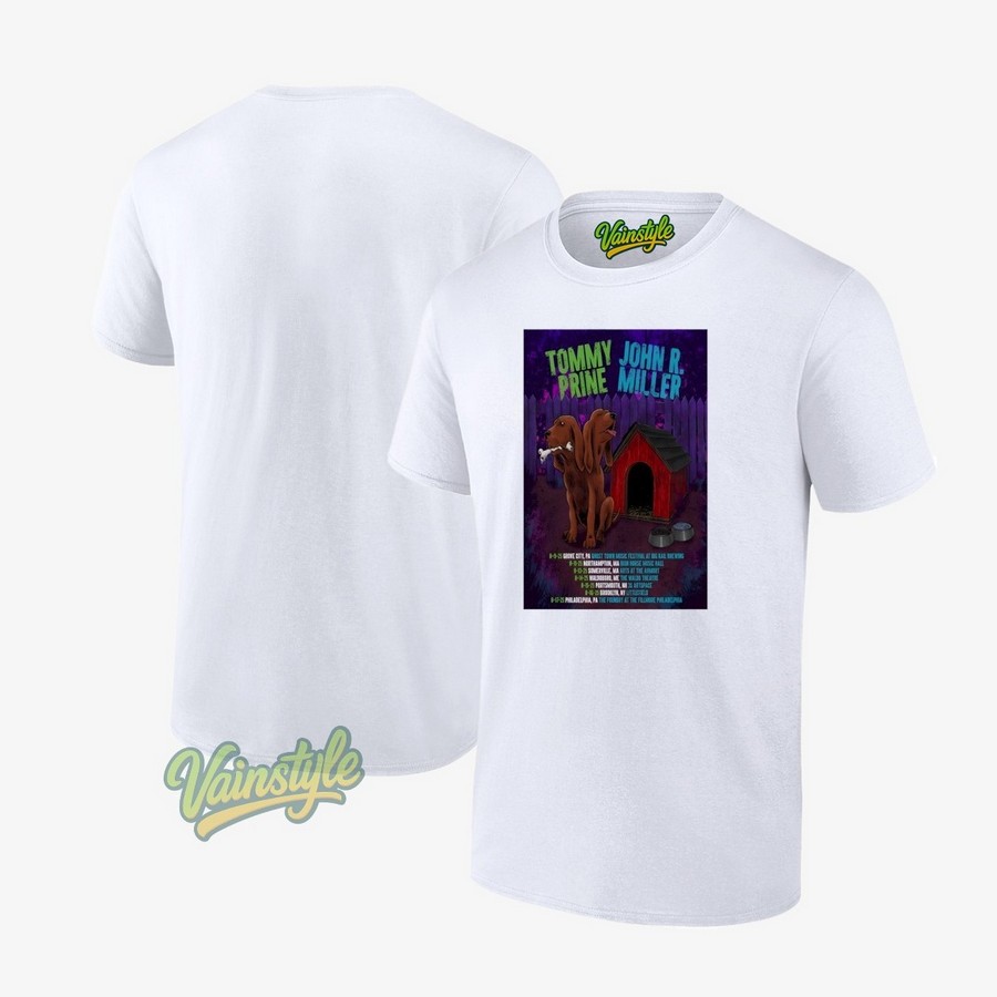 Tommy Prine And John R Miller Tour 2025 Poster T-Shirt Tommy Prine And John R Miller Tour 2025 Poster T-Shirt