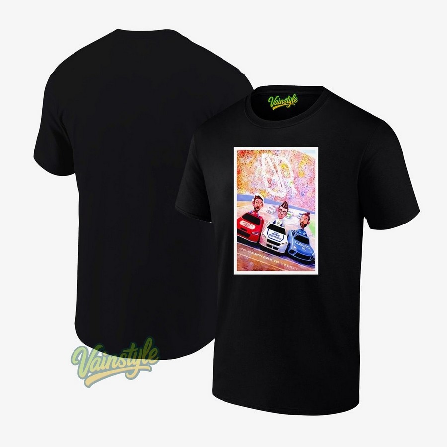 Tour 2025 PNC Music Pavilion Charlotte NC AJR Band Poster T-Shirt Tour 2025 PNC Music Pavilion Charlotte NC AJR Band Poster T-Shirt