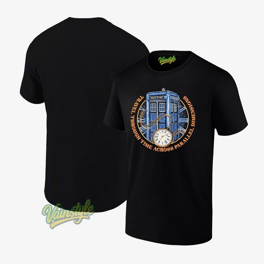 Travel through time across parallel dimensions Doctor Who T-Shirt Travel through time across parallel dimensions Doctor Who T-Shirt