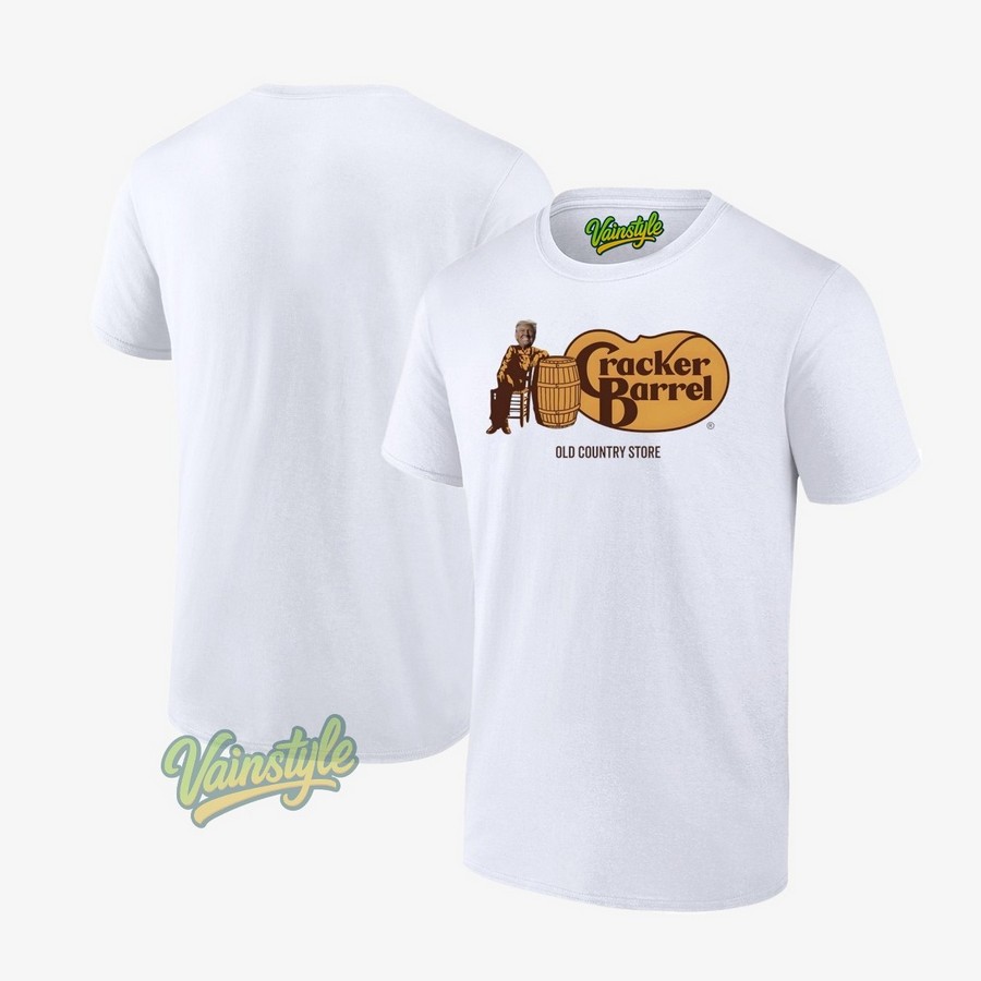 Trump Crack Cracker Barrel logo T-Shirt Trump Crack Cracker Barrel logo T-Shirt