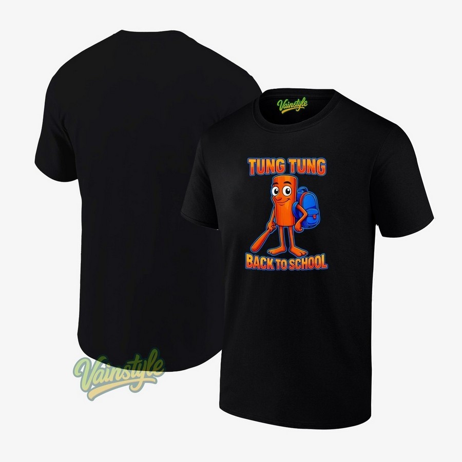 Tung Tung Sahur Italian Brainrot Back to School Unisex T-Shirt Tung Tung Sahur Italian Brainrot Back to School Unisex T-Shirt