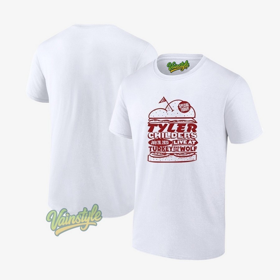 Tyler Childers New Braunfels Tx July 28 2025 T-Shirt Tyler Childers New Braunfels Tx July 28 2025 T-Shirt