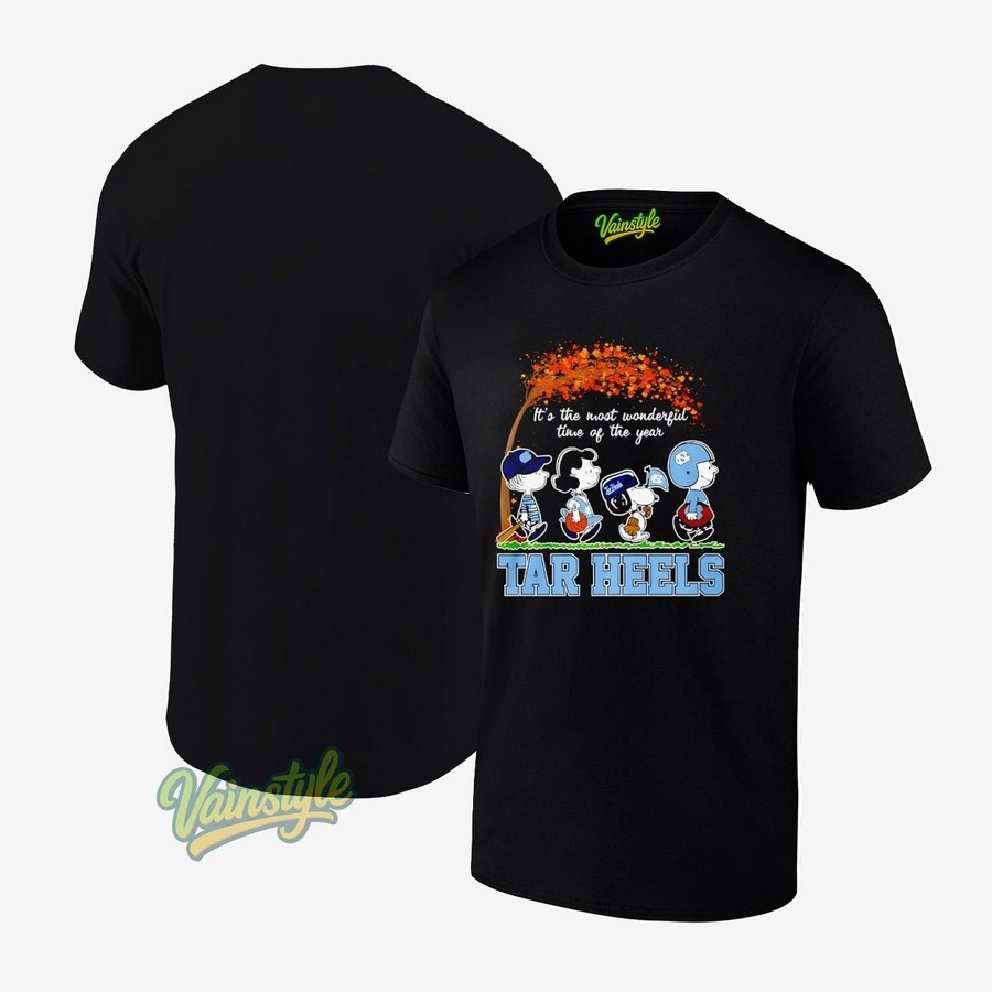 UNC Tar Heels The Most Wonderful Time Of The Year Halloween T-Shirt UNC Tar Heels The Most Wonderful Time Of The Year Halloween T-Shirt