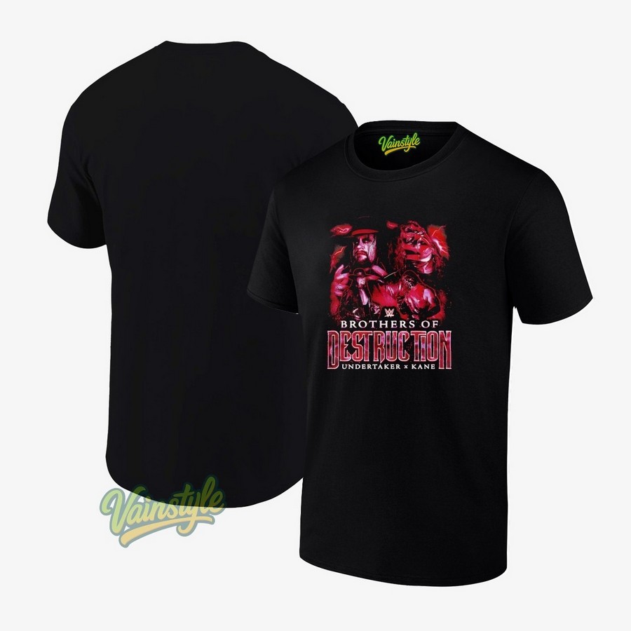 Undertaker And Kane Brothers Of Destruction T-Shirt Undertaker And Kane Brothers Of Destruction T-Shirt