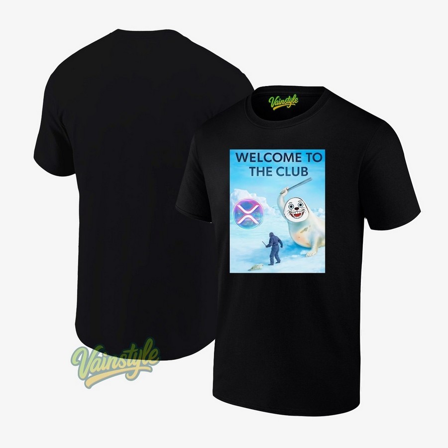 Welcome to the club XRP logo T-Shirt Welcome to the club XRP logo T-Shirt