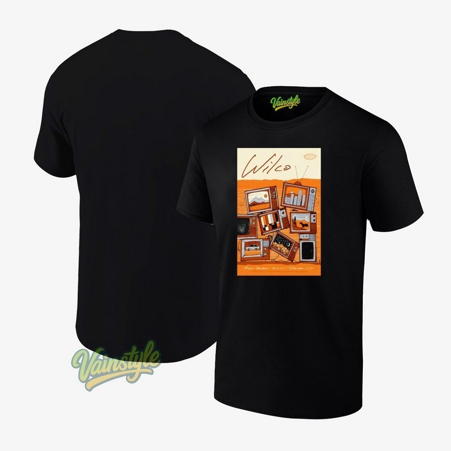 Wilco Event Denver Colorado Aug 16 2025 Poster T-Shirt Wilco Event Denver Colorado Aug 16 2025 Poster T-Shirt