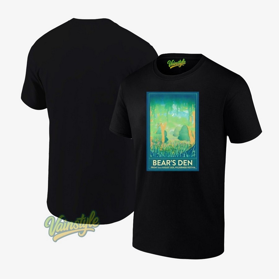 Wilderness Festival Bear’s Den Tour Aug 01 2025 Concert Poster T-Shirt Wilderness Festival Bear’s Den Tour Aug 01 2025 Concert Poster T-Shirt