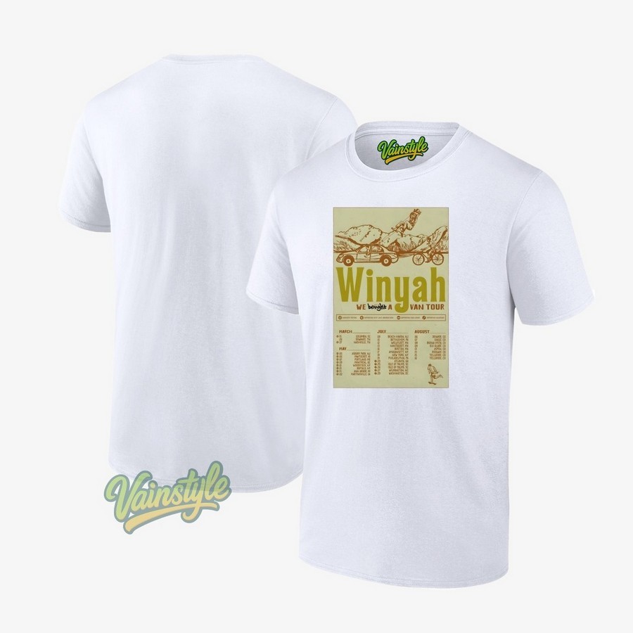 Winyah We Bought A Van Summer Tour 2025 Poster T-Shirt Winyah We Bought A Van Summer Tour 2025 Poster T-Shirt