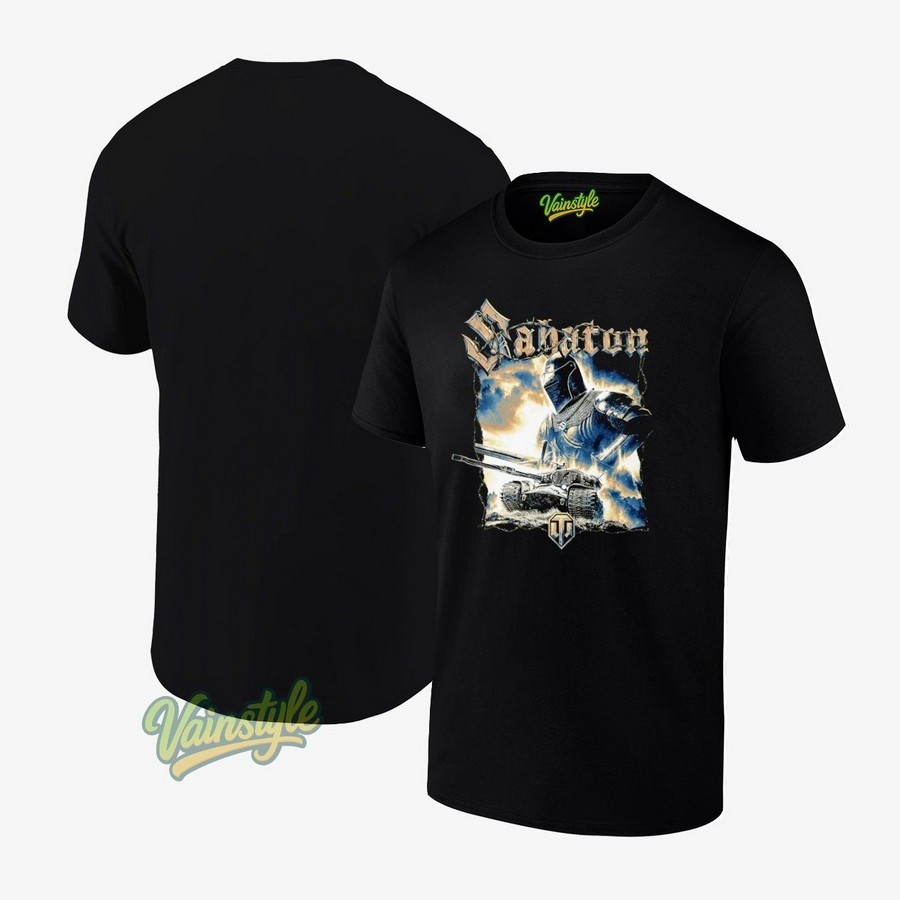 Wot X Sabaton Knight World Of Tank Us T-Shirt Wot X Sabaton Knight World Of Tank Us T-Shirt