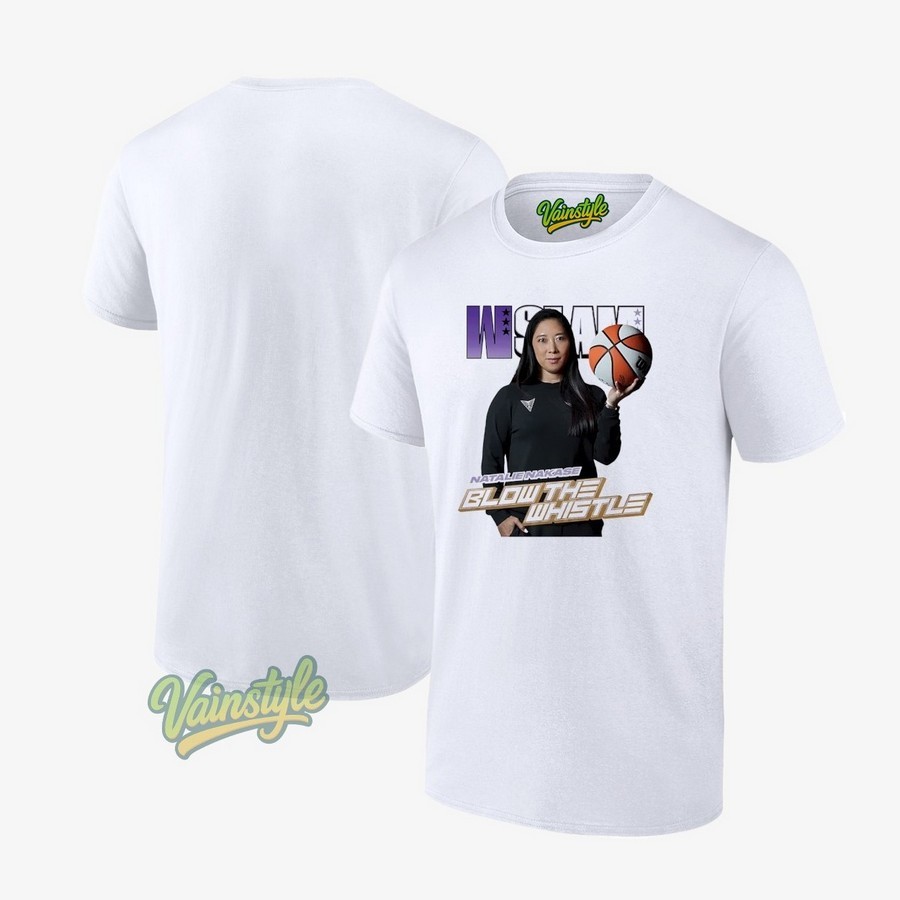 WSLAM Natalie Nakase blow the whistle Golden State Valkyries Unisex T-Shirt WSLAM Natalie Nakase blow the whistle Golden State Valkyries Unisex T-Shirt