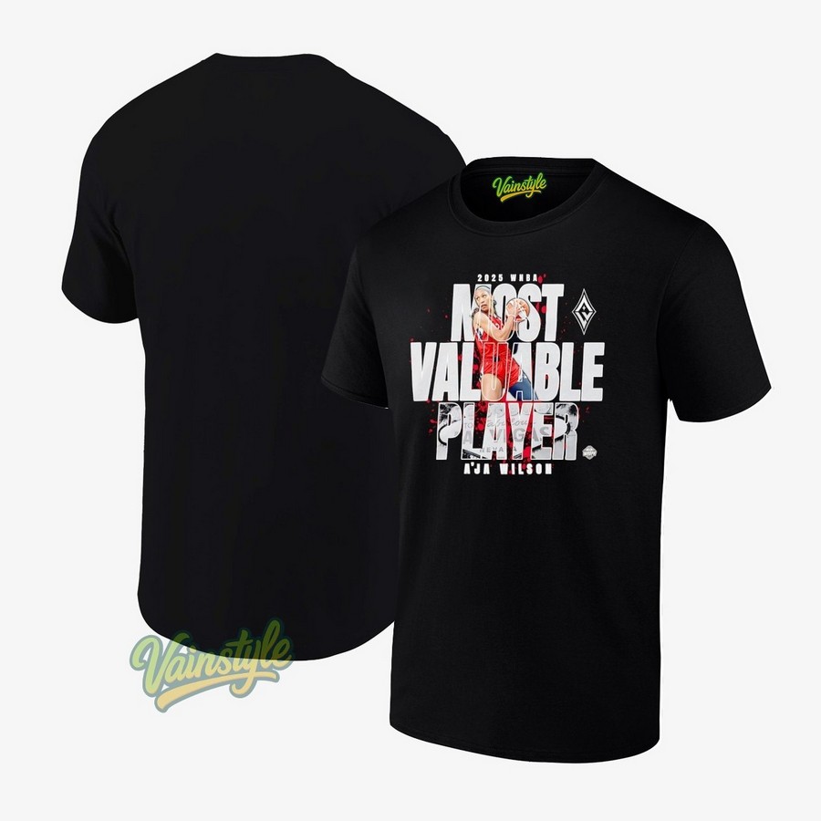 A'ja Wilson Las Vegas Aces WNBA most valuable player 2025 T-Shirt A'ja Wilson Las Vegas Aces WNBA most valuable player 2025 T-Shirt