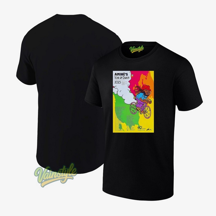 Amines Tour De Dance 2025 Poster T-Shirt Amines Tour De Dance 2025 Poster T-Shirt