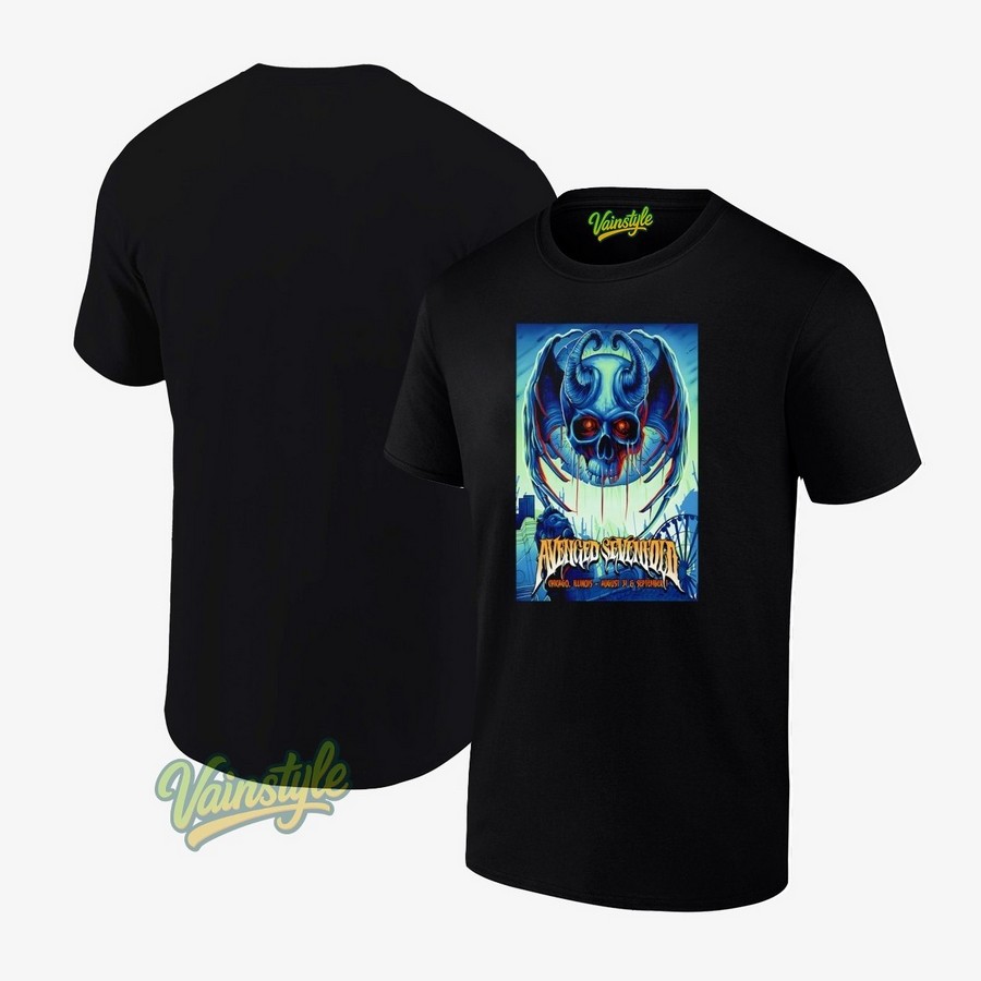 Avenged Sevenfold Concert Chicago IL Soldier Field Aug 30 and Sept 1 2025 Poster T-Shirt Avenged Sevenfold Concert Chicago IL Soldier Field Aug 30 and Sept 1 2025 Poster T-Shirt