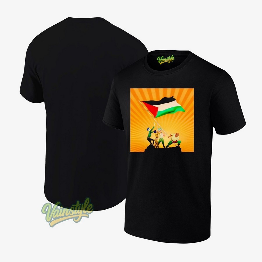 Damon Albarn Palestinian Sunrise By Gorillaz T-Shirt Damon Albarn Palestinian Sunrise By Gorillaz T-Shirt