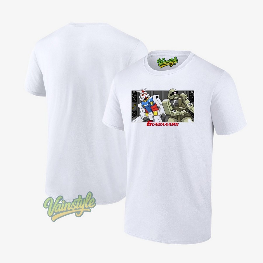Gundaaamn Gundam Damn Meme T-Shirt Gundaaamn Gundam Damn Meme T-Shirt