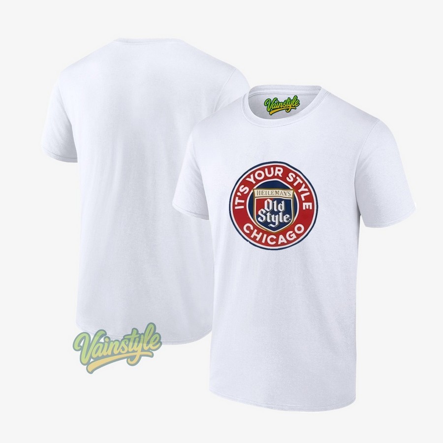 Heileman's Old Style beer it's your style Chicago logo T-Shirt Heileman's Old Style beer it's your style Chicago logo T-Shirt