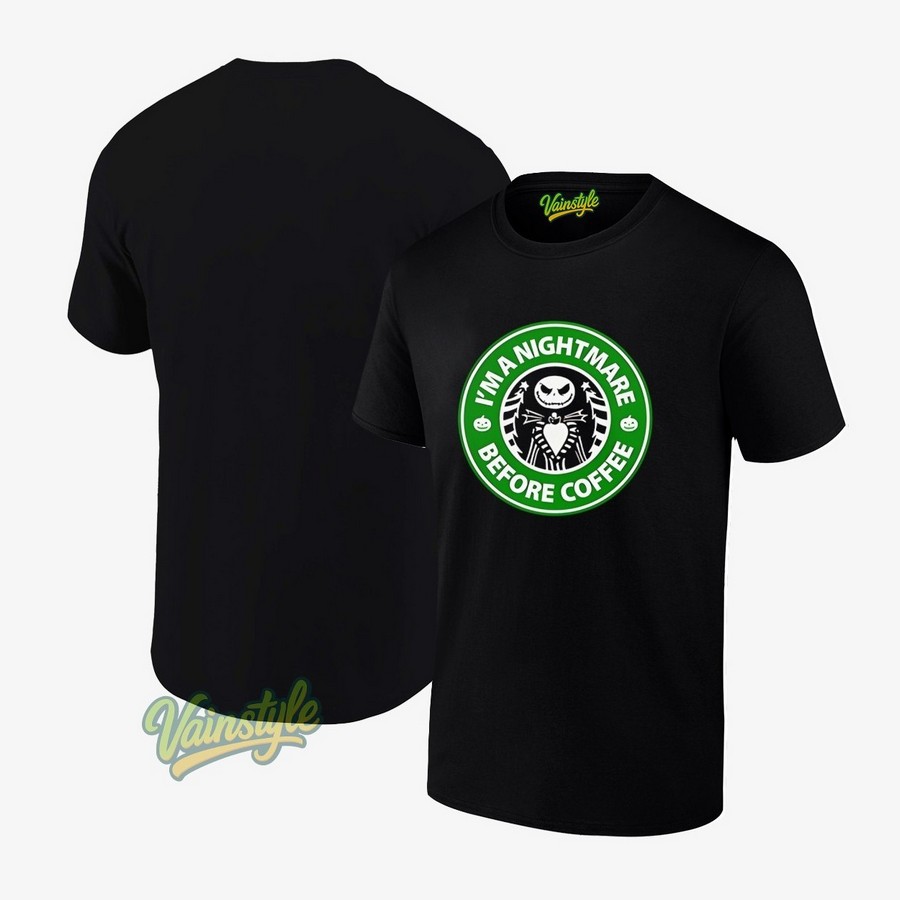 I’m A Nightmare Before Coffee Jack Skellington T-Shirt I’m A Nightmare Before Coffee Jack Skellington T-Shirt