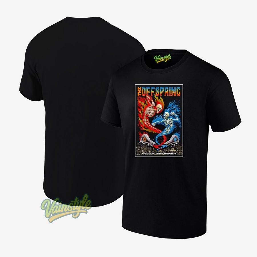 Inglewood California Event August 29 2025 The Offspring Poster T-Shirt Inglewood California Event August 29 2025 The Offspring Poster T-Shirt