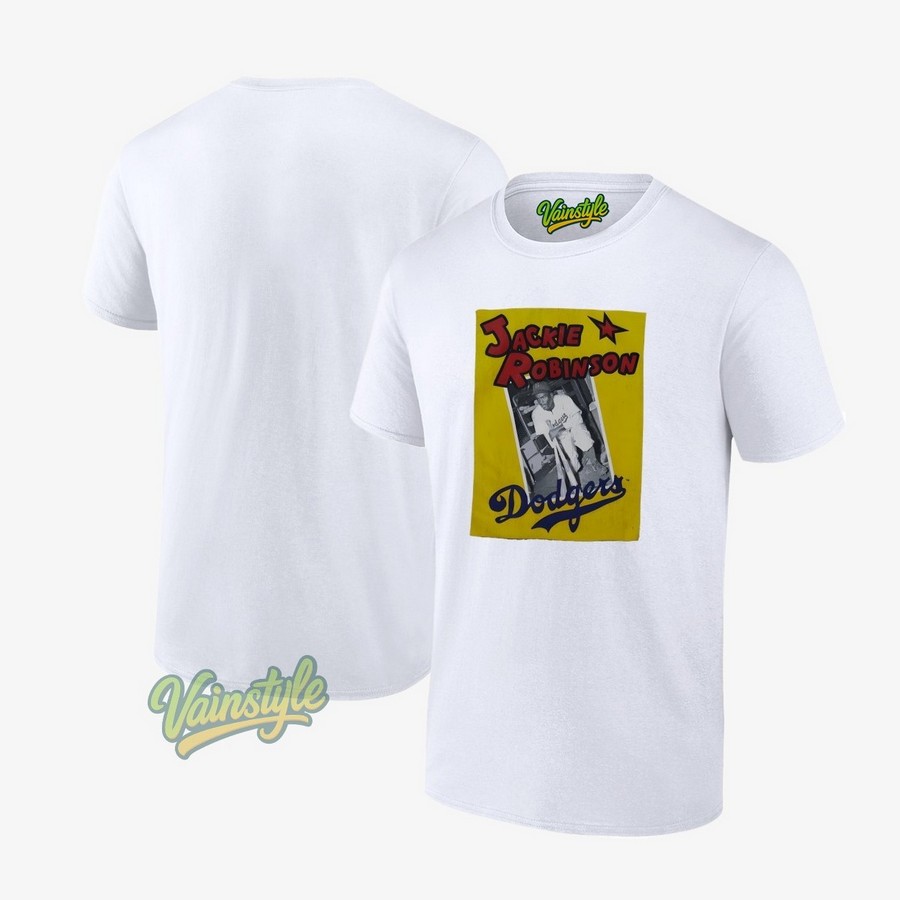 Jackie Robinson Brooklyn Dodgers Cooperstown Collection Player T-Shirt Jackie Robinson Brooklyn Dodgers Cooperstown Collection Player T-Shirt