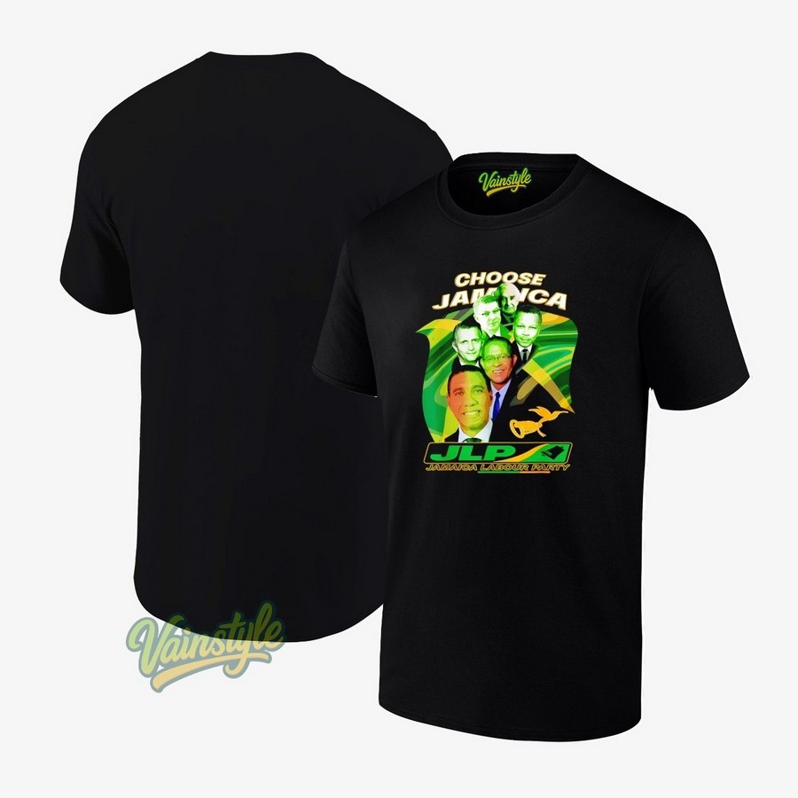 Jamaica Labour Party Choose Jamaica JLP Supporter T-Shirt Jamaica Labour Party Choose Jamaica JLP Supporter T-Shirt