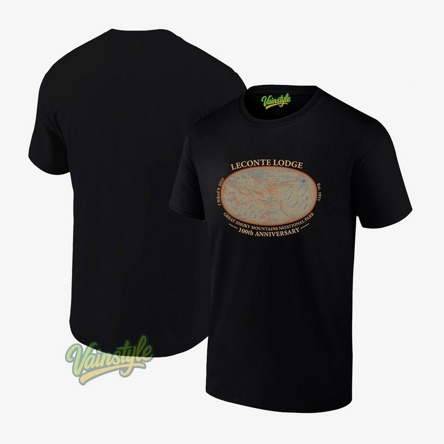 Leconte lodge great smoky mountains national park 100th anniversary 1925 2025 T-Shirt Leconte lodge great smoky mountains national park 100th anniversary 1925 2025 T-Shirt