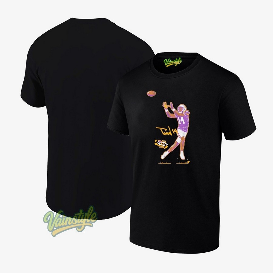 LSU Tigers Football Trey'Dez Green Signature T-Shirt LSU Tigers Football Trey'Dez Green Signature T-Shirt