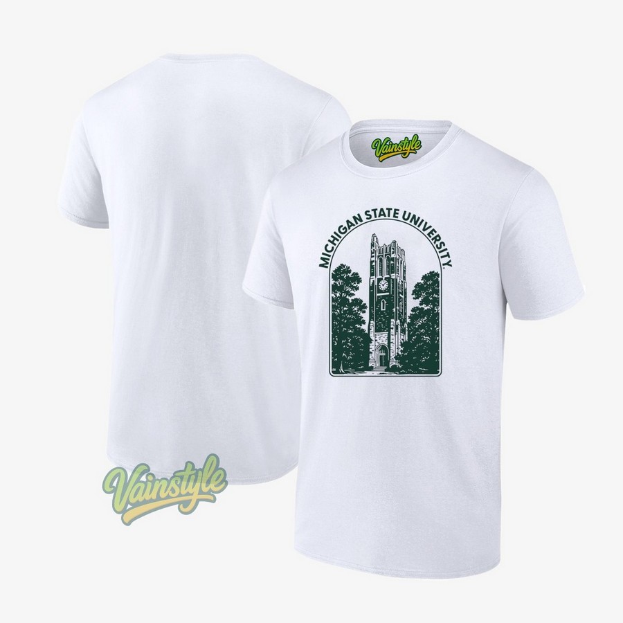 Michigan State university Beaumont Tower T-Shirt Michigan State university Beaumont Tower T-Shirt