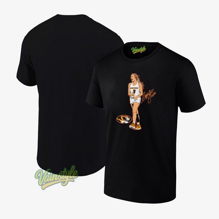 Missouri Tigers Basketball Sophie Cunningham Signature T-Shirt Missouri Tigers Basketball Sophie Cunningham Signature T-Shirt