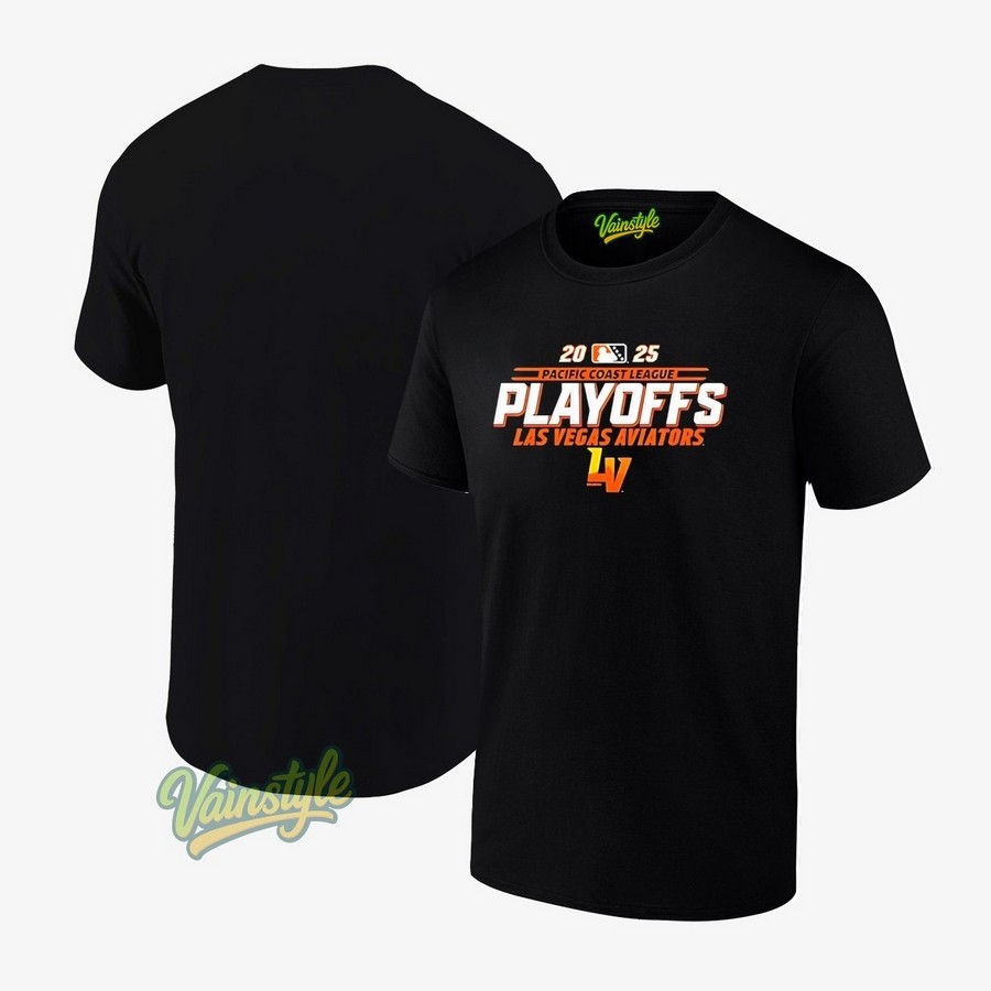 MLB 2025 pacific coast League playoffs Las Vegas Aviators T-Shirt MLB 2025 pacific coast League playoffs Las Vegas Aviators T-Shirt