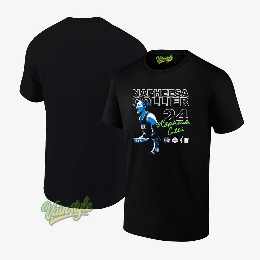 Napheesa Collier Minnesota Lynx signature graphic T-Shirt Napheesa Collier Minnesota Lynx signature graphic T-Shirt