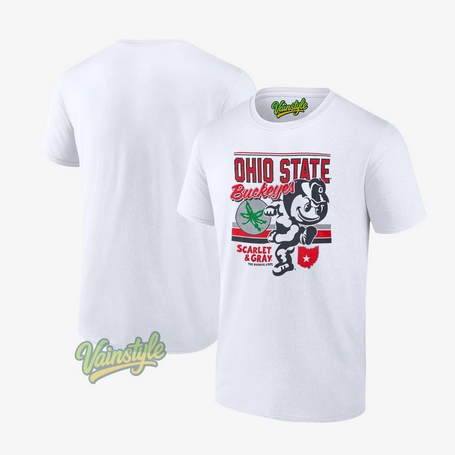 Ohio State Buckeyes scarlet and gray the Buckeye State T-Shirt Ohio State Buckeyes scarlet and gray the Buckeye State T-Shirt