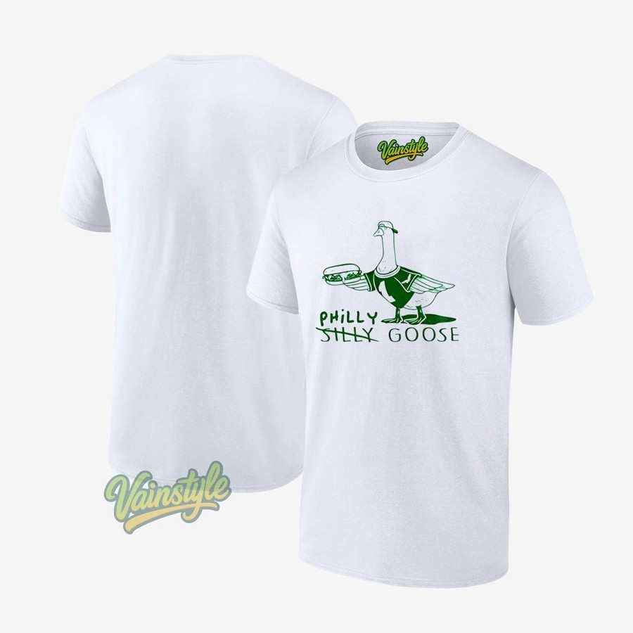 Philadelphia Eagles Philly Goose Silly Goose T-Shirt Philadelphia Eagles Philly Goose Silly Goose T-Shirt