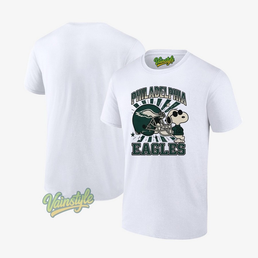 Philadelphia Eagles Snoopy Joe Cool Bird Gang T-Shirt Philadelphia Eagles Snoopy Joe Cool Bird Gang T-Shirt