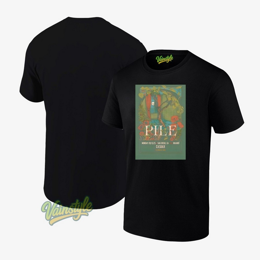 Pile 9 15 2025 San Diego CA Poster T-Shirt Pile 9 15 2025 San Diego CA Poster T-Shirt